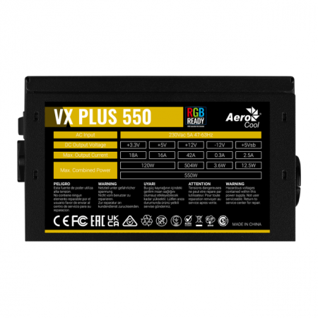 AeroCool VX Plus 550W