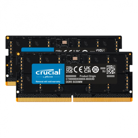 Crucial 64Gb (2x32Gb) DDR5 5200Mhz
